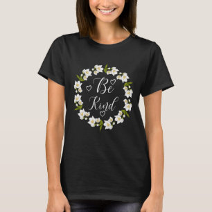 T-shirt journee de l'unité soyons gentils fleurs de jasmin