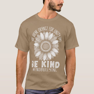 T-shirt Journée de l'unité Tournesol Motivationnel Fin de