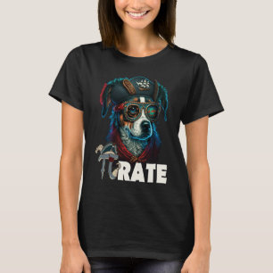 T-shirt Journée de Pi Chien Pirate 3 14 Drôle Maths Scienc