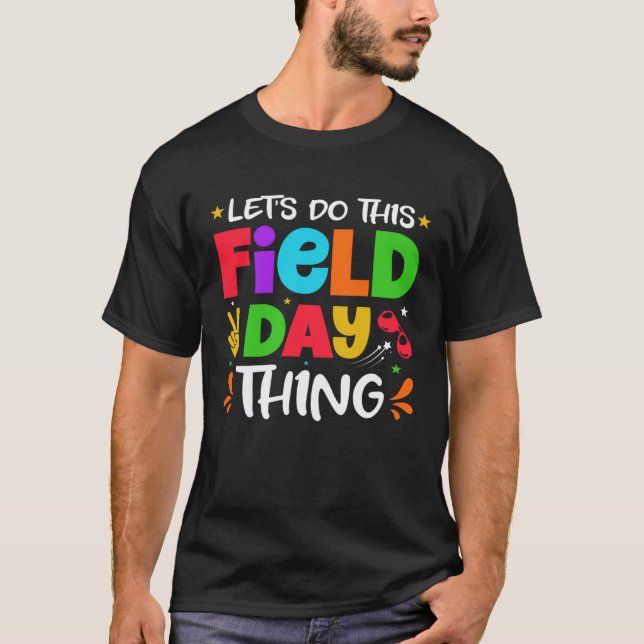 T-shirt Journée de plaisir sur le terrain de l'école Enfan (Devant)