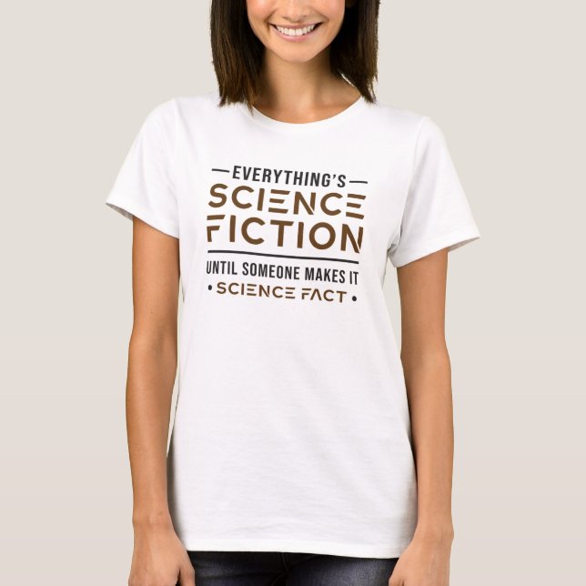 T-shirt Journée de science-fiction spatiale La science éto (Devant)