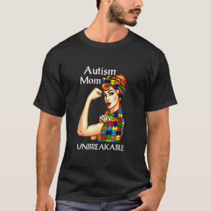 T-shirt Journée de sensibilisation à l'autisme Maman d'aut
