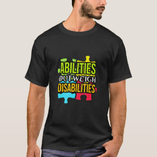 T-shirt Journée de sensibilisation à l'autisme Présentes C
