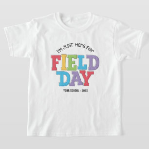 T-shirt Journée de terrain à l'école primaire personnalisé
