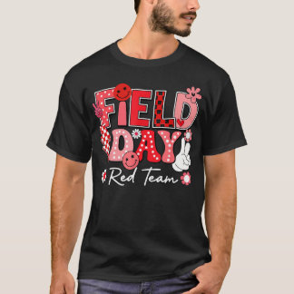 T-shirt Journée de terrain Équipe rouge Drôle pour l'ensei