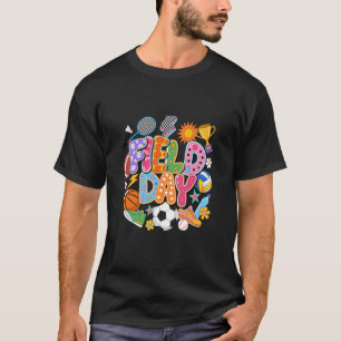 T-shirt Journée de terrain journée amusante Que les jeux c