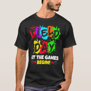 T-shirt Journée de terrain Que les jeux commencent Garçons