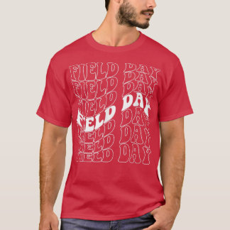T-shirt Journée de terrain rétro pour les voyages scolaire