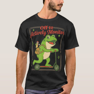 T-shirt Journée de test de grenouille pour surveiller acti