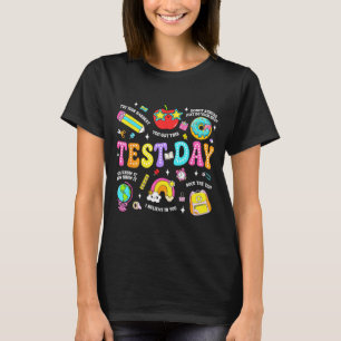 T-shirt Journée de test mignonne professeur élève école ba