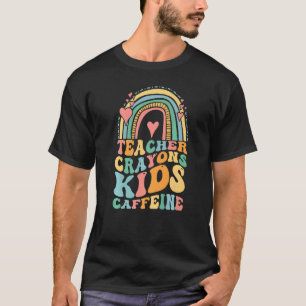 T-shirt Journée Dernière super des enseignants Crayons Kid