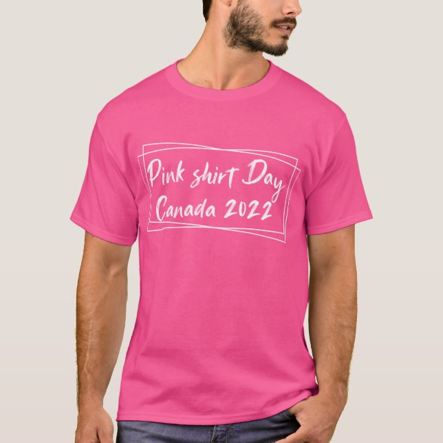 T-shirt journée des chemises roses canada 2022 (Devant)