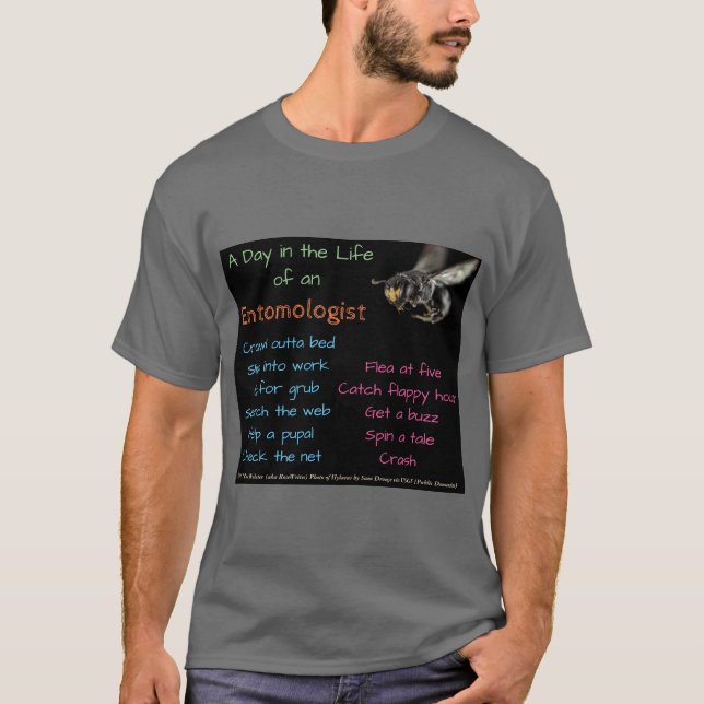 T-shirt Journée des entomologistes (révisée) par RoseWrite (Devant)