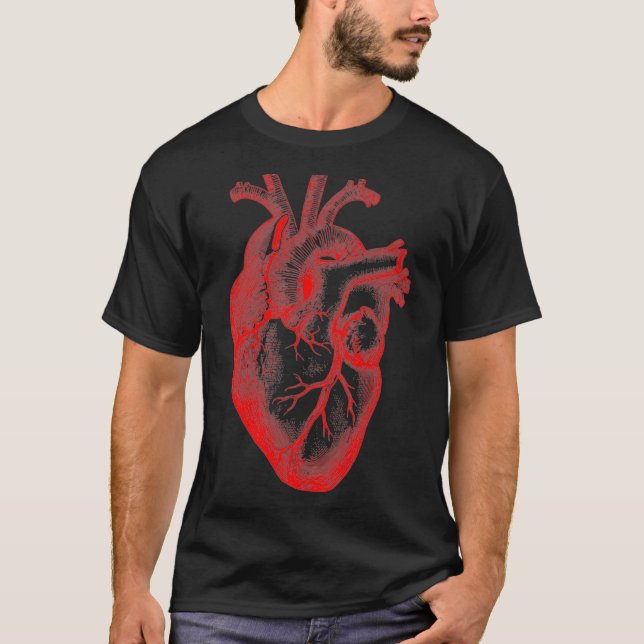 T-shirt Journée des étudiants en médecine du coeur humain  (Devant)