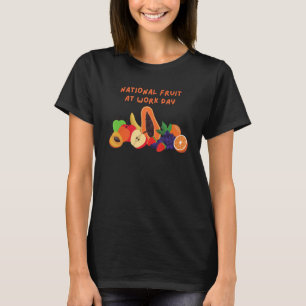 T-shirt Journée des fruits au travail Amoureux de la santé
