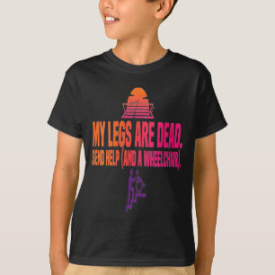 T-shirt Journée des jambes pour femmes Drôles Les jambes s