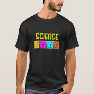 T-shirt Journée des sciences Biologie Professeur Microscop