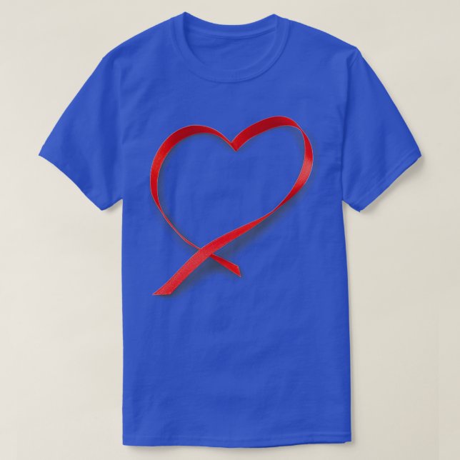 T-shirt Journée des valentines du ruban cardiaque 2022 (Design devant)