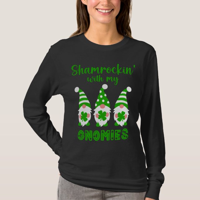 T-shirt Journée drôle de la Saint-Patrick pour femmes (Devant)