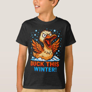 T-shirt Journée froide et enneigée Citation sarcastique Ca