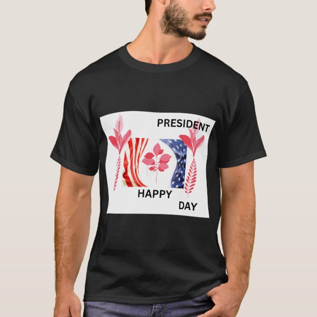 T-SHIRT JOURNÉE HEUREUSE DU PRÉSIDENT (Devant)