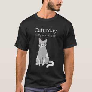 T-shirt Journée internationale Caturday pour les prairies