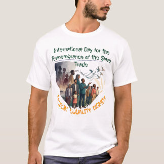 T-shirt Journée internationale de commémoration de la trai