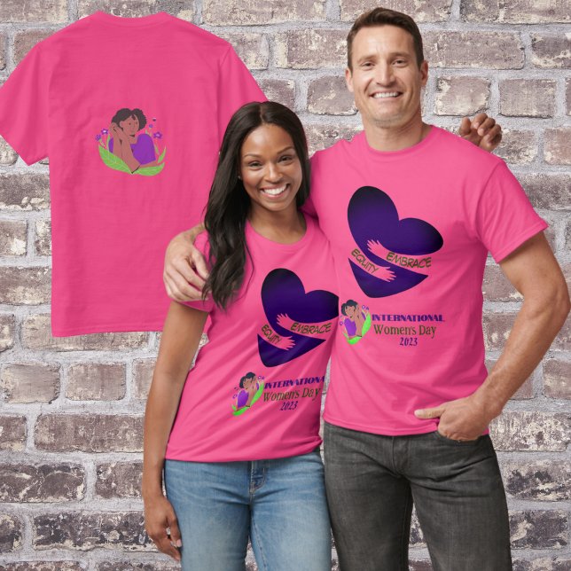 T-shirt Journée internationale de la femme 2023 "Embrace E (Créateur téléchargé)