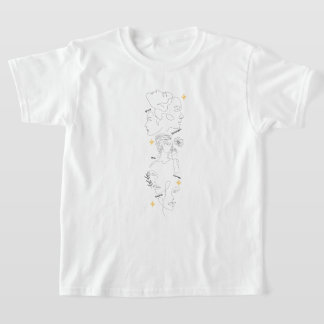 T-shirt Journée internationale de la femme Minimaliste Art