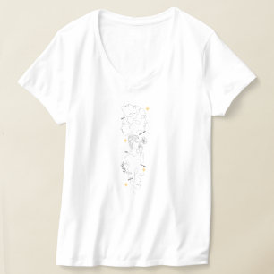 T-shirt Journée internationale de la femme Minimaliste Lig