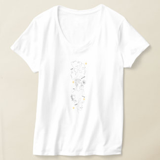 T-shirt Journée internationale de la femme Minimaliste Lig