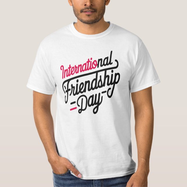 T-shirt Journée internationale de l'amitié (Devant)