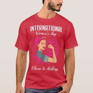 T-shirt Journée Internationale Des Femmes Choisir De Défen