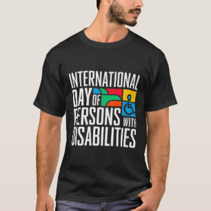T-shirt Journée Internationale Des Personnes Handicapées