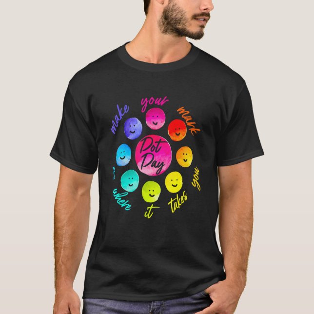 T-shirt Journée Internationale Des Points Faites Votre Mar (Devant)