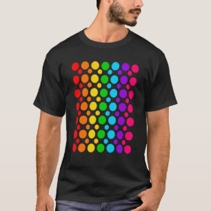 T-shirt Journée internationale des points Rainbow Polka Do