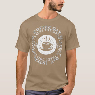 T-shirt Journée internationale du café Les amateurs de caf