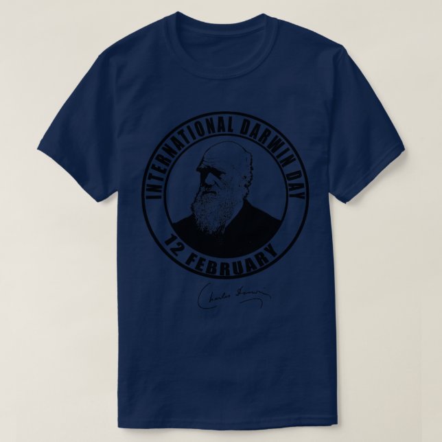 T-shirt JOURNÉE INTERNATIONALE DU DARWIN Février (Design devant)