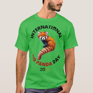 T-shirt Journée internationale du panda rouge 2021