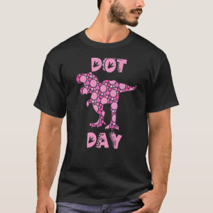 T-shirt Journée internationale du point Pink Polka Dot T R