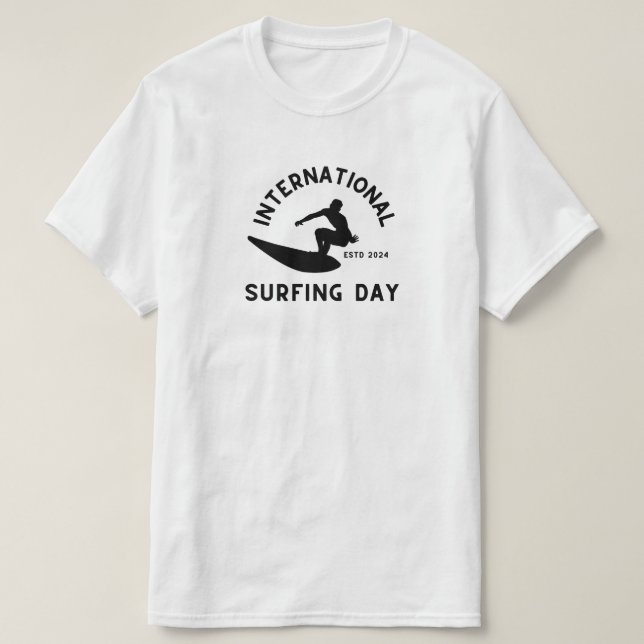 T-shirt Journée internationale du surf (Design devant)