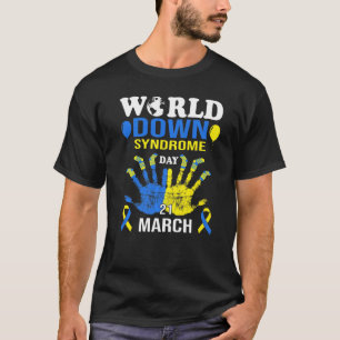 T-shirt Journée Mondiale Contre Le Syndrome Et Le Soutien