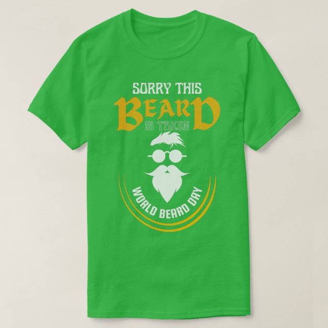 T-shirt Journée mondiale de la barbe (Design devant)
