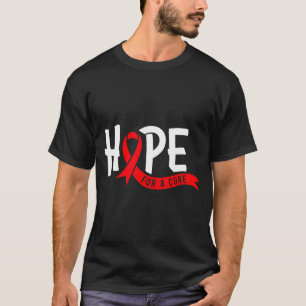 T-shirt Journée mondiale de la lutte contre le sida Ruban