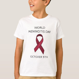 T-shirt Journée mondiale de la méningite - 5 octobre