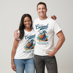 T-shirt Journée mondiale de la noix de coco, ouvrez quelqu