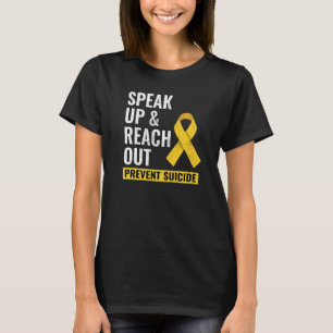 T-shirt Journée mondiale de la prévention du suicide Ruban