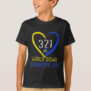 T-shirt Journée mondiale de la sensibilisation à la trisom