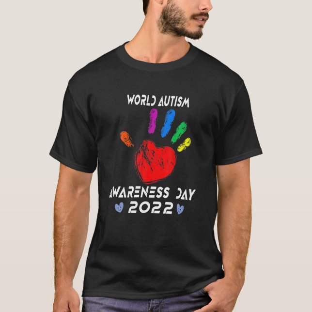 T-shirt Journée mondiale de la Sensibilisation sur l'autis (Devant)