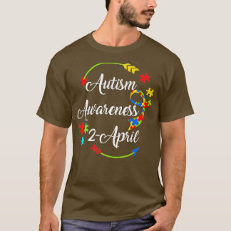 T-shirt Journée mondiale de la Sensibilisation sur l'autis